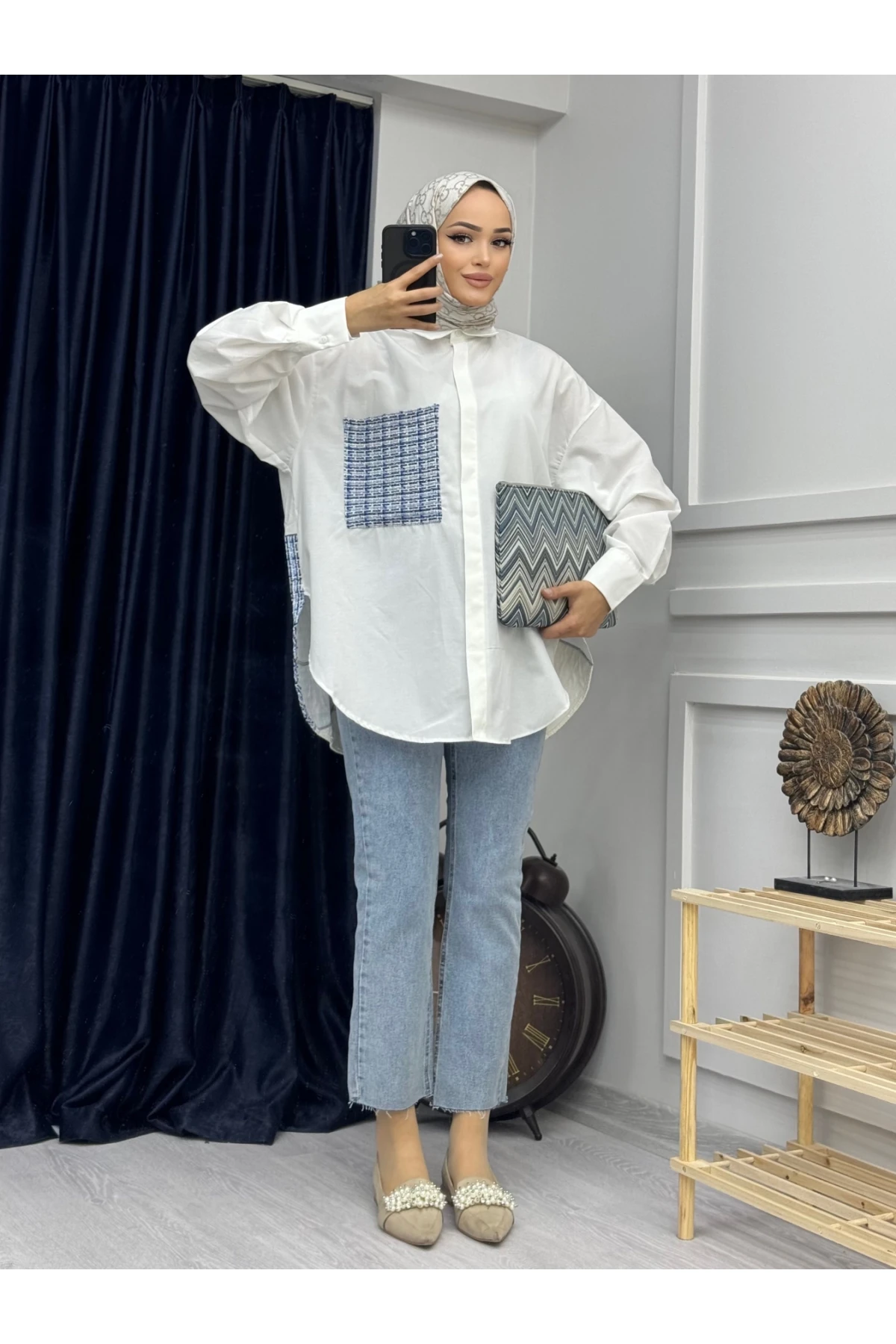 BORU PAÇA AÇIK MAVİ KOT PANTOLON  PAKM0001