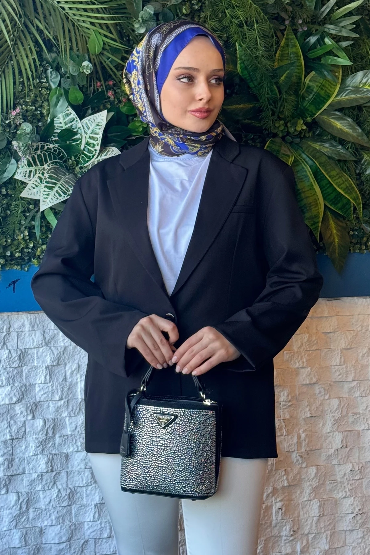 BZCK001 DÜĞME DETAYLI BLAZER CEKET