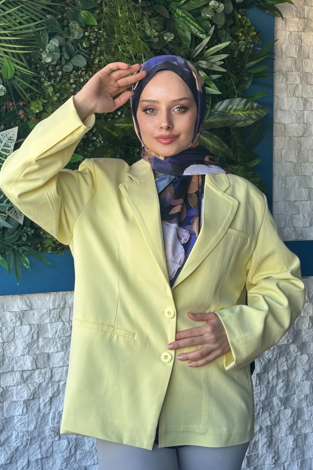 BZCK001 DÜĞME DETAYLI BLAZER CEKET