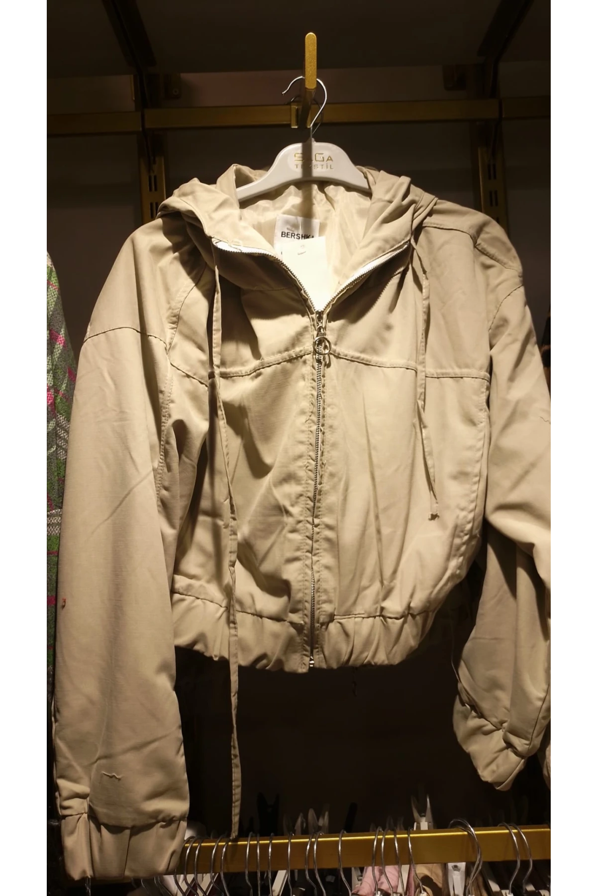 CKT010 Fermuarlı Astarlı Mini Ceket