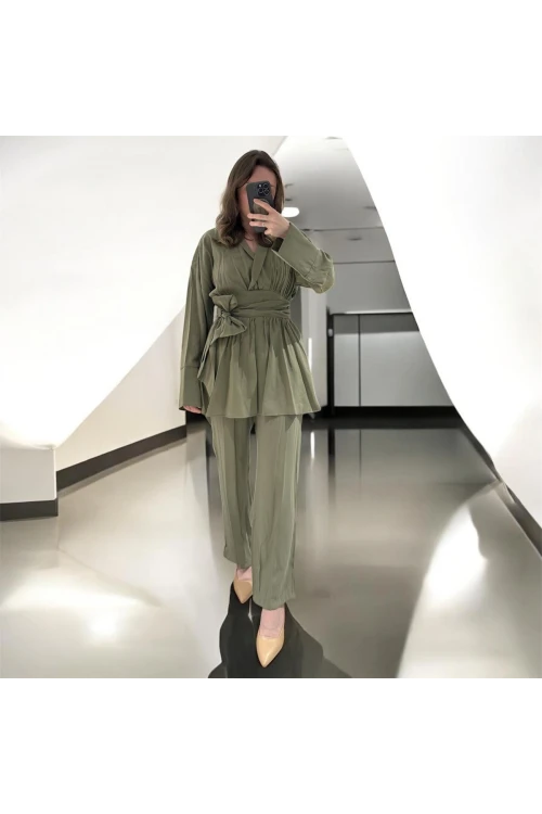 41332 GENİŞ KUŞAKLI BAĞLAMALI TAKIM