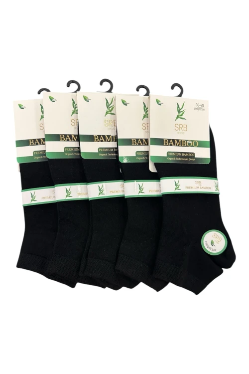ÇRP011 BAMBU PATİK 5Lİ ÇORAP