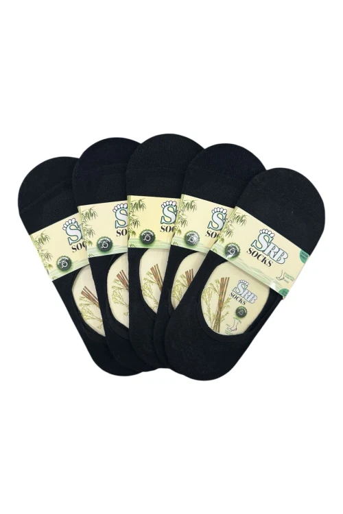 ÇRP012 BAMBU SİLİKON DESTEKLİ BABET 5Lİ ÇORAP