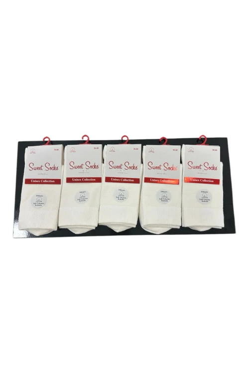 ÇRP015 PENYE KOKULU PATİK 5Lİ ÇORAP