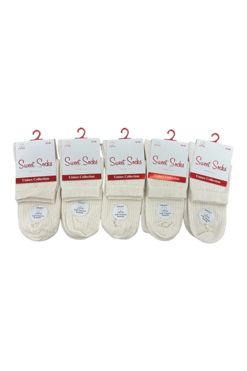 ÇRP016 DİKİŞSİZ SOKET 5Lİ ÇORAP