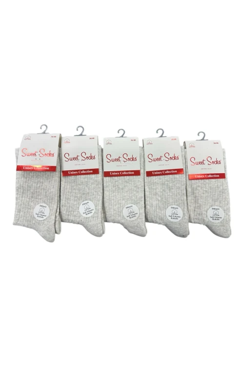 ÇRP020 DİKİŞSİZ SOKET 5Lİ ÇORAP